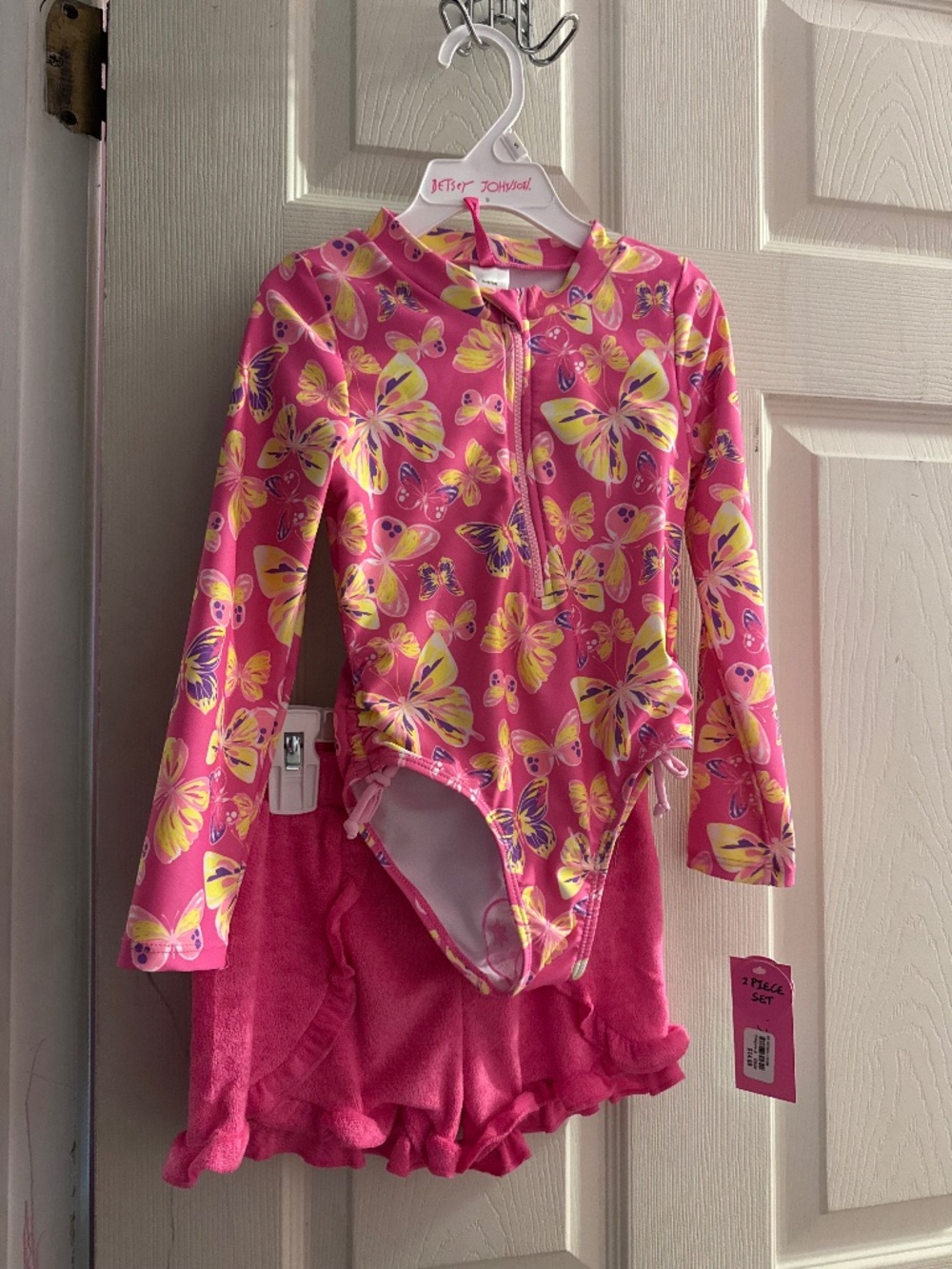 Betsey Johnson Toddler Bathing Suit with Shorts